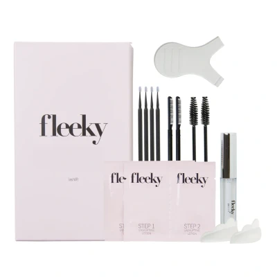 Abbildung von fleeky Wimpernzange Lahlift Kit Wimpernlaminierung Set, Kit, Sachets made in EU, inklusive Behandlungsablauf und Video Tutorial