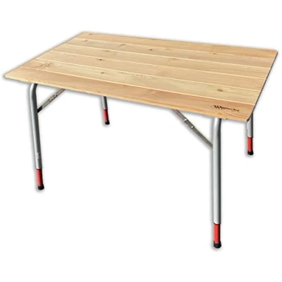 Abbildung von Castelmerlino 028T Camping table cm 100x60 with adjustable legs