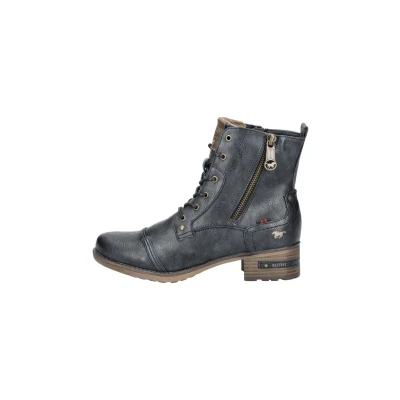 Abbildung von MUSTANG Stiefelette Lederimitat Schnürstiefelette