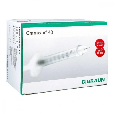 Abbildung von Omnican Insulinspr.1 ml U40 mit Kan.0,30x12 mm einz.