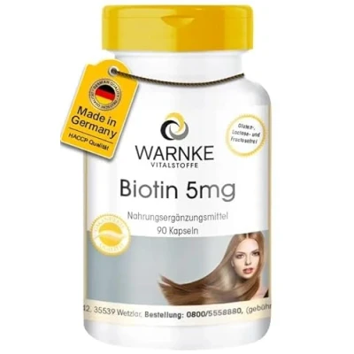 Abbildung von Biotin 5 mg Kapseln 90 St