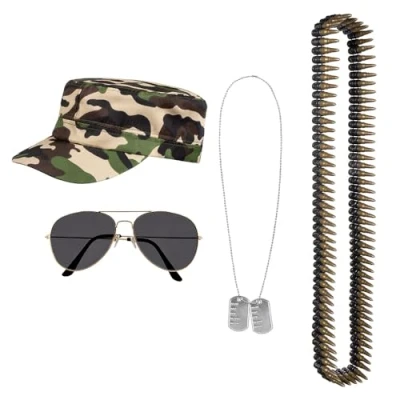 Abbildung von Soldat Kostüm Set