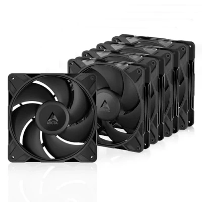 Abbildung von ARCTIC P14 Pro PST (5 Stück) Leistungsstarker Premium PC Lüfter, 140 mm PWM Case Fan mit Y Kabelsplitter, Gehäuselüfter, 4002500 rpm, 0 rpm
