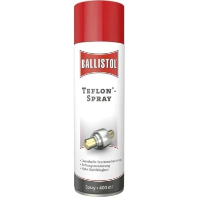 Abbildung von BALLISTOL 25607 Teflon Spray 400ml Dauerhafte Trocken Schmierung mit hoher Gleitfähigkeit Reibungsminderung