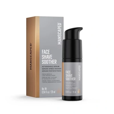 Abbildung von MANSCAPED® Face Shave Soother, Aftershave Serum für Männer mit Rotalgen, Menthyllactat und Vitamin B3 zur Kühlung, Beruhigung Feuchtigkeitsversorgung, vegan, 28 ml