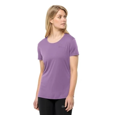 Abbildung von Jack Wolfskin TECH Tshirt basic, Damen, Größe: Medium, Velvet