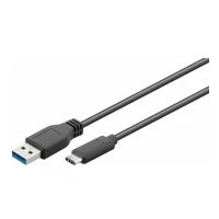 Abbildung von Microconnect USB3.1CA2, 2 m, USB C, A, 3.2 Gen 1 (3.1 1), 5000 Mbit/s, Schwarz