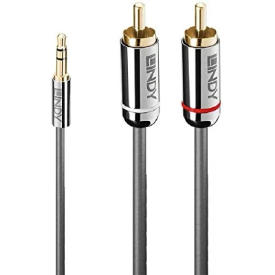 Abbildung von LINDY 35337 10m 3.5mm an Phono Audiokabel, Cromo Line