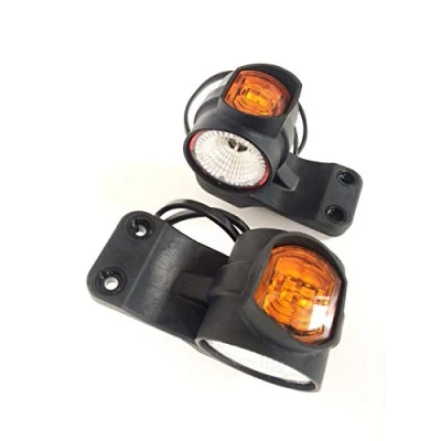 Abbildung von 2x LED Umrissleuchte 113x86x52mm Anhänger LKW 12V 24V Rechts + Links SET