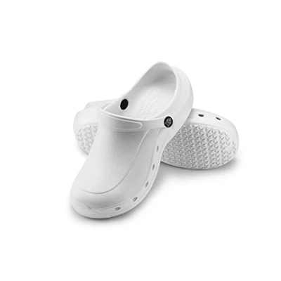 Abbildung von ESTRO Gartenclogs Herren Gartenschuhe Damen Unisex Leicht Gummischuhe Sommer Garten Clogs F92 (41, Weiß)