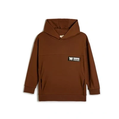 Abbildung von Koton Boys Hoodie Long Sleeve Pockets Applique Detail Soft Interior