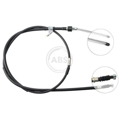 Abbildung von A.B.S. K16768 Handbremsseil 1994 Trommelbremse für Links /Rechtslenker MITSUBISHI: L200 III Pickup
