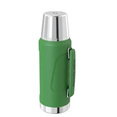 Abbildung von Super Sparrow Thermoskanne Thermosflasche Edelstahl 1.5L BPA Frei Trinkflasche Auslaufsicherer Deckel Fungiert als Trinkbecher Thermobecher für Sport, Outdoor