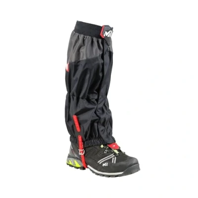 Abbildung von MILLET High Route Gaiters Gamaschen für Erwachsene, Unisex, Schwarz, neues Logo, M