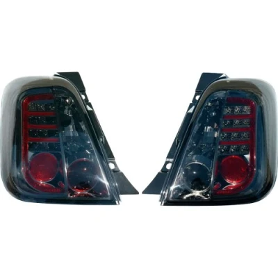 Abbildung von AUTO STYLE Satz LED Heckleuchten kompatibel mit Fiat 500 2007 Smoke