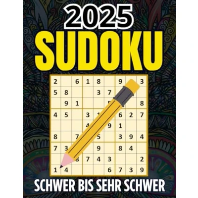 Abbildung von 2025 Sudoku Rätsel für Erwachsene: Buch mit 300 Rätseln Schwer bis Sehr Erwachsene