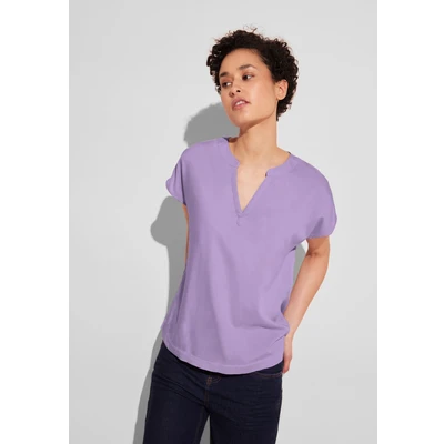 Abbildung von STREET ONE Kurzarmbluse, Blusenshirt aus reiner Viskose