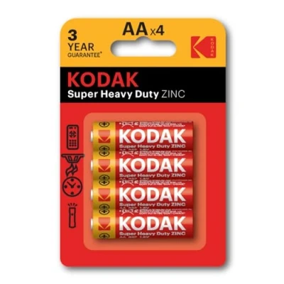 Abbildung von KODAK Extra Heavy Duty Zinc Blister, AA x 4 1,5V