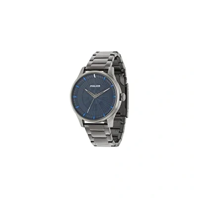 Abbildung von Police Herren Analog Quarz Uhr mit Edelstahl Armband PL15038JSU.03M