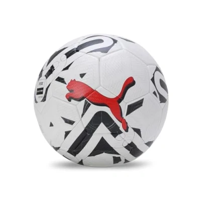 Abbildung von Puma Orbita Fußball, Herren, Größe: 5, Weiss/schwarz/rot