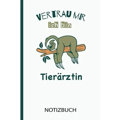 Abbildung von Vertrau mir ich bin Tierärztin: A5 Notizbuch als Geschenk für eine Tierärztin /punktiert Geschenke zum GeburtstagGeburtstagsgeschenk Kollegin