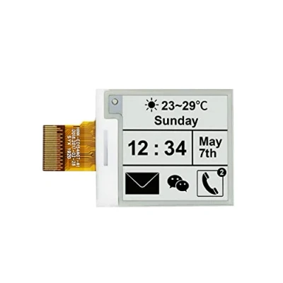 Abbildung von Waveshare 1.54 Inch E Paper Raw Display Panel V2 200x200 Resolution 3.3V Ink Electronic Screen Without PCB with Embedded Controller Support Partial Refresh,Communicating via SPI Interface