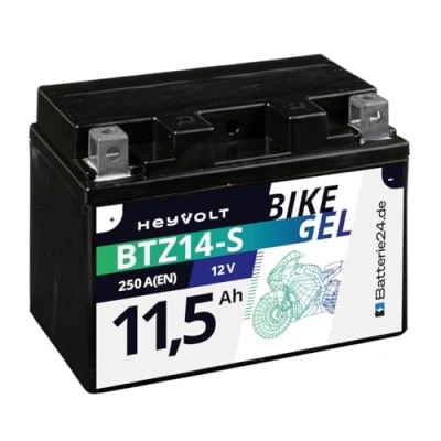 Abbildung von HeyVolt GEL Motorradbatterie 12V 11,5Ah 51121 YTZ14 S 12 14ZS GTZ14 4 51201 51101