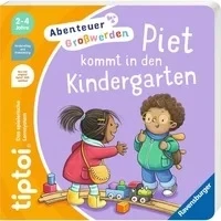 Abbildung von tiptoi Abenteuer Großwerden: Piet kommt in den Kindergarten, Lernbuch