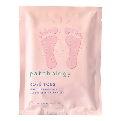 Abbildung von Patchology Rosé Toes Regenerierende Maske Für Die Füße served Chilled Renewing