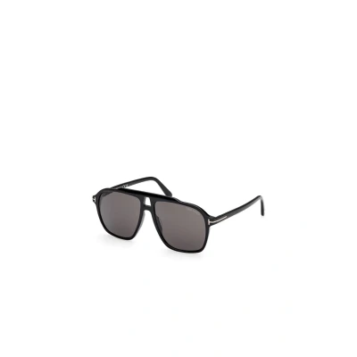 Abbildung von Tom Ford Autari Sonnenbrille, Herren, Größe: One Size, Glossy black smoke gray