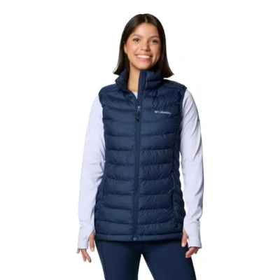 Abbildung von Columbia Powder Lite Vest, Steppweste für Damen, Collegiate Navy, Größe S
