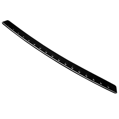 Abbildung von Aroba AR217 BL Edelstahl Schwarz Black Chrome Ladekantenschutz kompatibel mit Mazda 6 Kombi ab BJ. 2.2013&gt; passgenau Abkantung Farbe Anthrazit