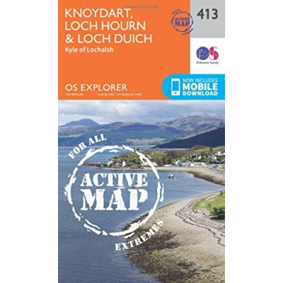 Abbildung von Knoydart, Loch Hourn and Duich (OS Explorer Active Map, Band 413)