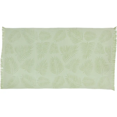 Abbildung von done. Hamamtücher &quot;Palm Leaves&quot;, (1 St.), saugfähige Frottier Innenseite, gemustert, mit Fransen