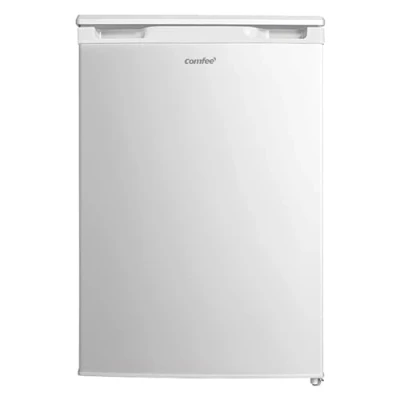 Abbildung von Comfee RCD133WH3(E) Kühlschrank, 131L Kleiner Inverter Kompressor, Obst und Gemüsefach, 84.5cm Hx55.3cm B, 72 kWh pro Jahr, Einstellbare Temperaturregelung, verstellbare Füße, weiß