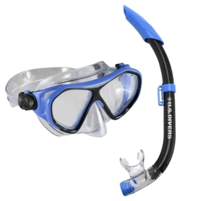 Abbildung von US.Divers Combo DORADO II JR Tauchset, Maske und Schnorchel für Kinder ab 6 Jahren mit 180Sicht, Jungen Mädchen, UV Schutz, beschlagfreien auslaufsicheren Gläsern, Schnorcheln