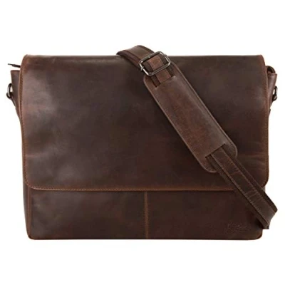 Abbildung von X Zone Messenger Bag, echt Leder