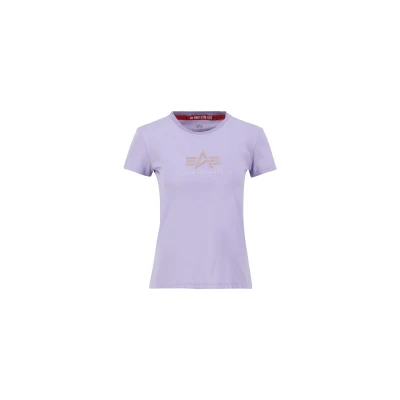 Abbildung von Alpha Industries Tshirt print, Damen, Größe: Medium, Pale violet