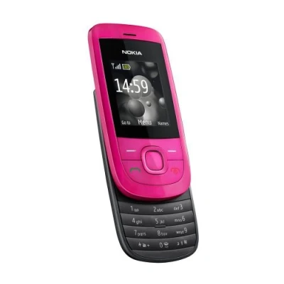Abbildung von Nokia 2220 slide Handy (MP3, GPRS, Ovi Mail. Flugmodus) hot pink