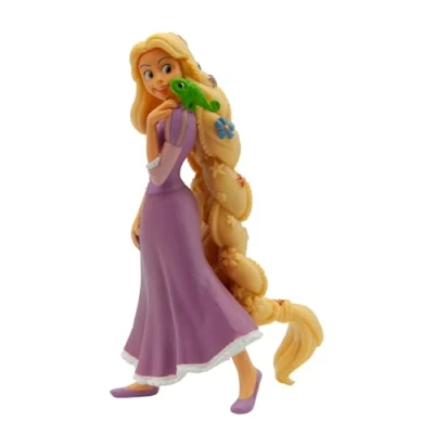 Abbildung von Bullyland 12424 Spielfigur Rapunzel mit Blumen aus Walt Disney − Neu verföhnt, ca. 10,6 cm, detailgetreu, ideal als kleines Geschenk für Kinder ab 3 Jahren, Beere