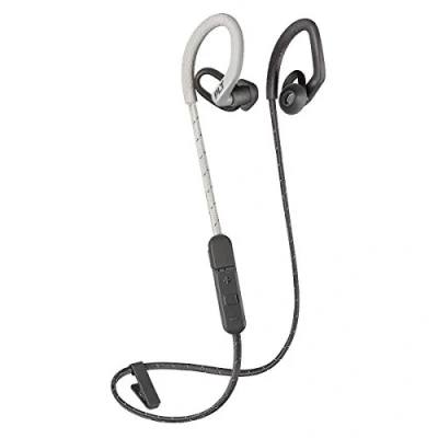 Abbildung von Plantronics BACKBEAT FIT 350 In Ear Kopfhörer Bluetooth grau/beige (Geräuschisolierung, Bluetooth)