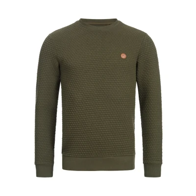 Abbildung von Indicode Jeans DASH Sweatshirt, Herren, Größe: Large, Army