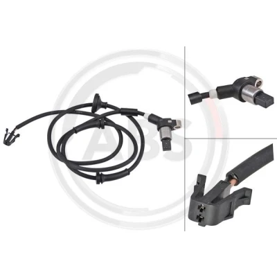 Abbildung von A.B.S. 30325 ABS Sensor passiver 1285 schwarz SKODA: FELICIA 2