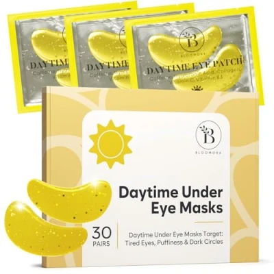 Abbildung von Augenpads gegen Augenringe (30 Paare) Eye Pads mit Koffein &amp; Hyaluron Patches zur Entfernen Under für Tag Tränensäcke Mask