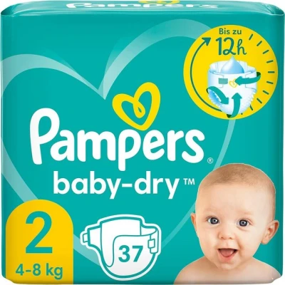 Abbildung von Procter &amp; Gamble Stoffwindeln Baby Dry Gr.2 Mini 4 8 kg Tragepack 37 Windeln (37 St)