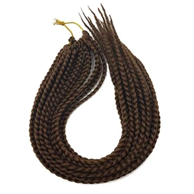 Abbildung von Coolbers 20 Inch Box Braids Crochet Hair Extensions Synthetic Ombre Braiding for Black Women (20 Inch, 30)
