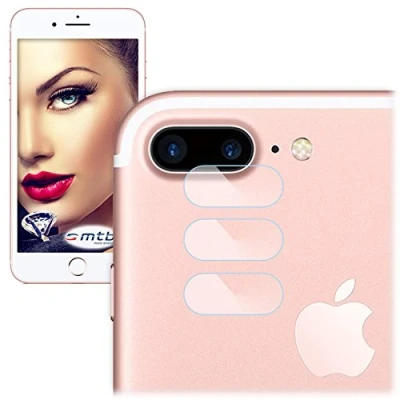 Abbildung von mtb more energy® 3X Kamera Schutz Glas für Apple iPhone 7 Plus/iPhone 8 Plus (5.5&#039;&#039;) Folie Glasfolie Rückseiten Cam Linse Back