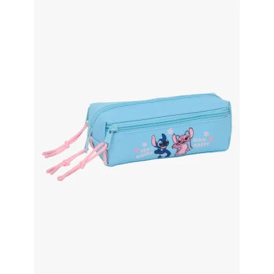 Abbildung von Disney Stitch Dreifach Federmäppchen Happy
