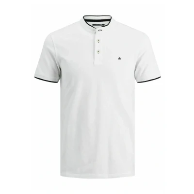 Abbildung von Jack &amp; Jones Epaulos MAO SS NOOS Tshirt basic, Herren, Größe: XS, White