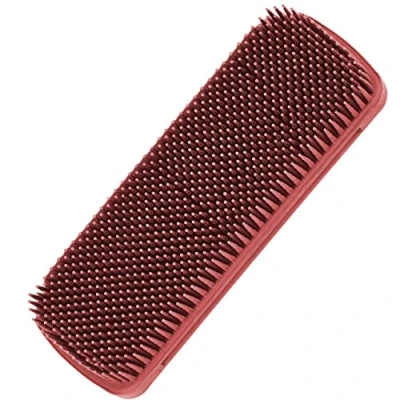Abbildung von Fripac Medis Friseur Kleiderbürste, Naturkautschuk, Größe 15 x 5 cm, rot